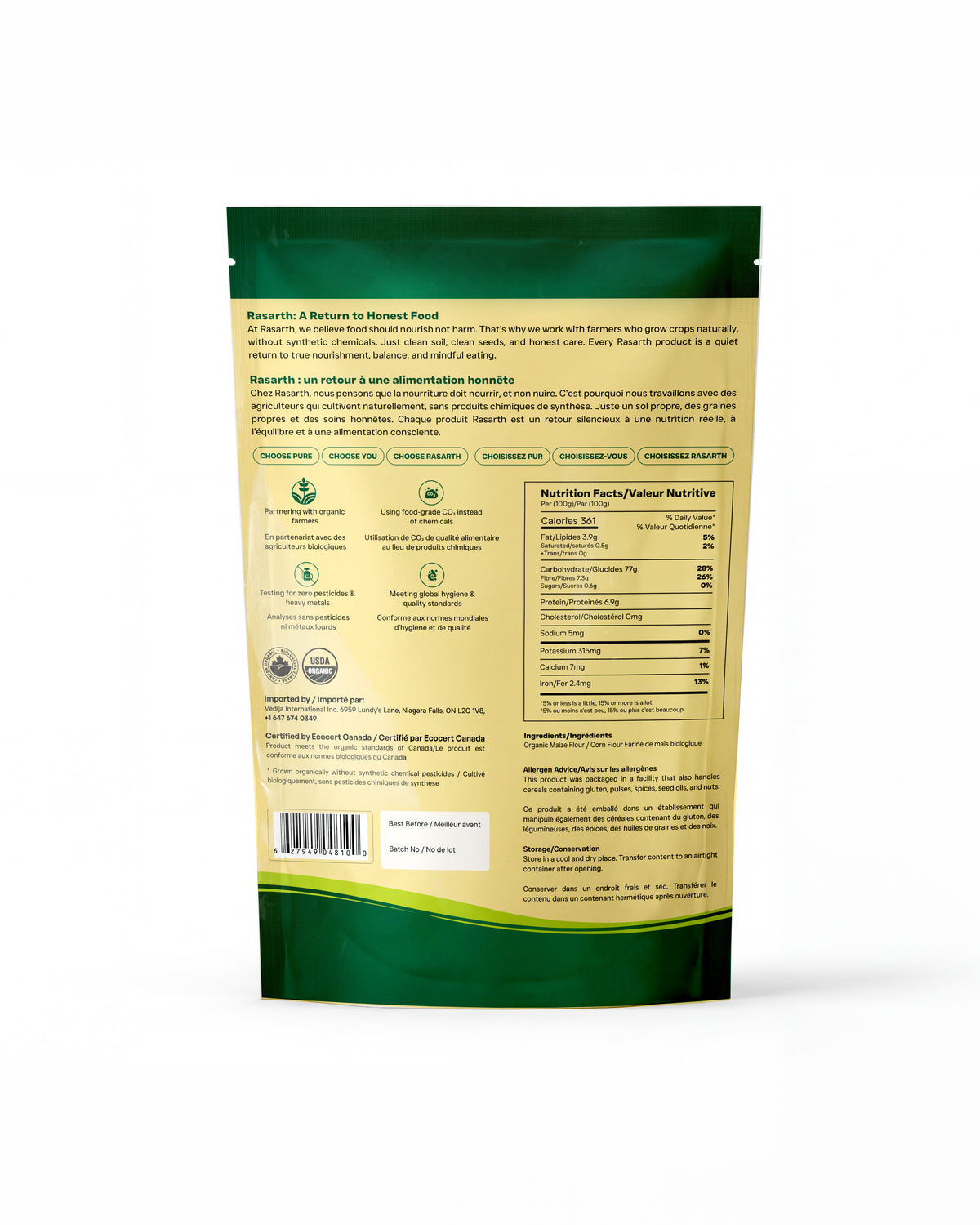 Organic Corn Flour