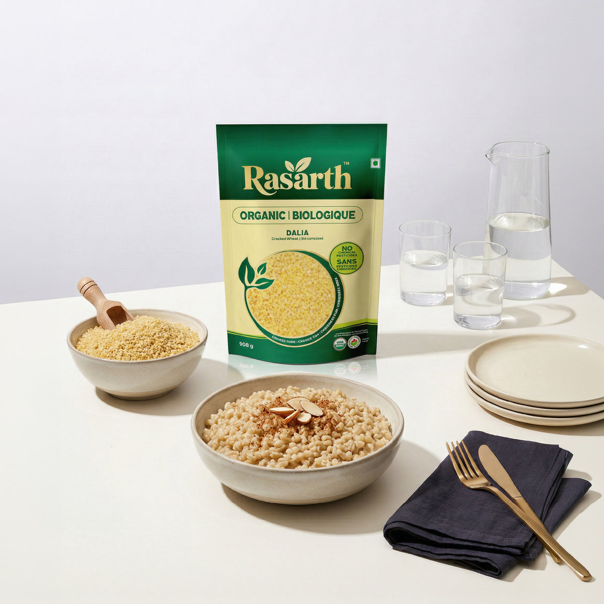 Organic Dalia/ Cracked Wheat