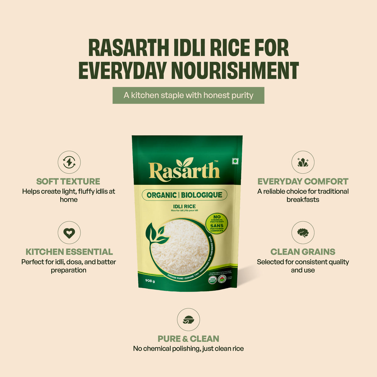 Organic Idli Rice