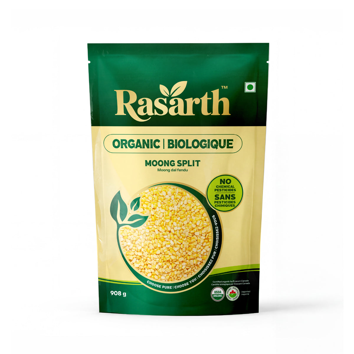 Organic Moong Dal Yellow Split