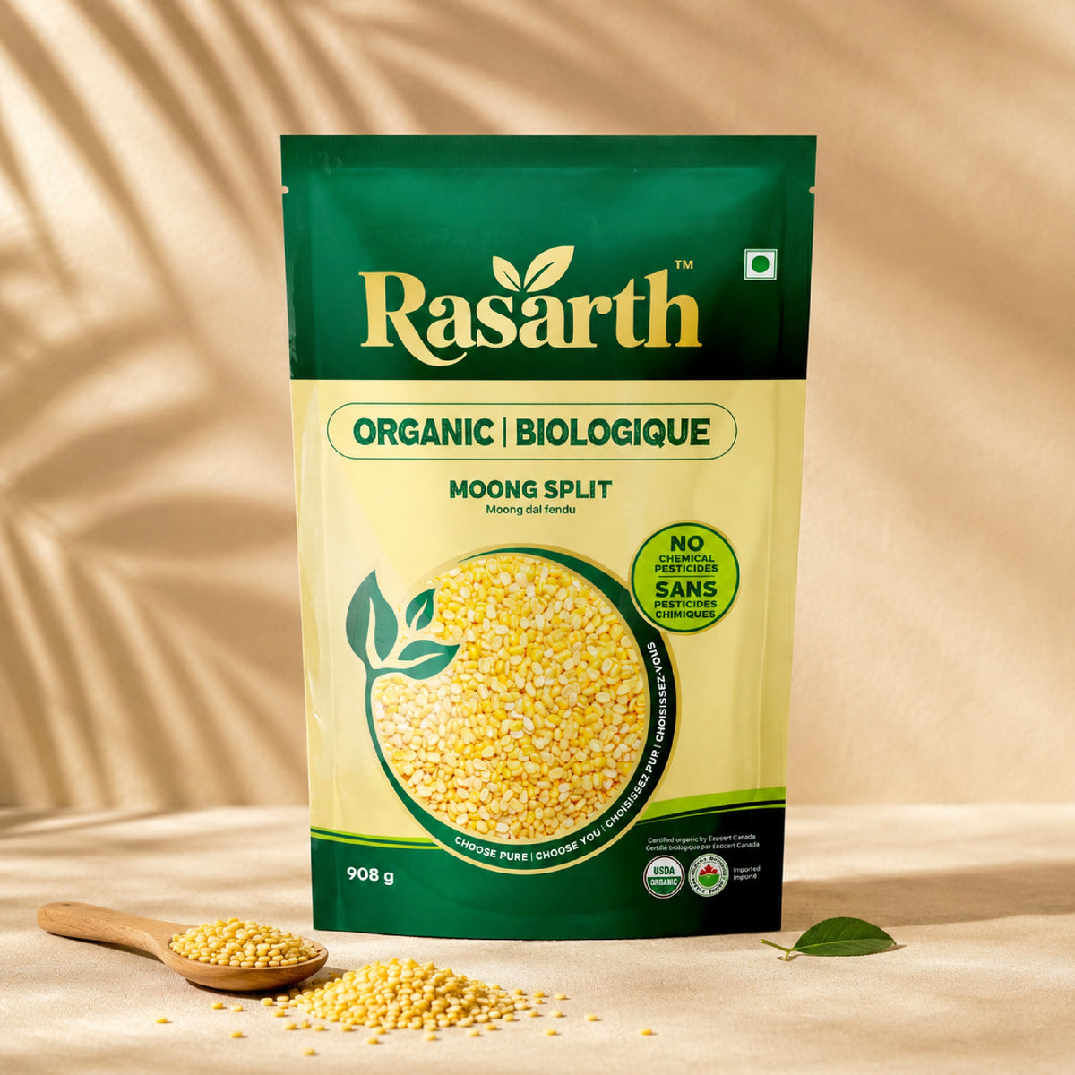 Organic Moong Dal Yellow Split