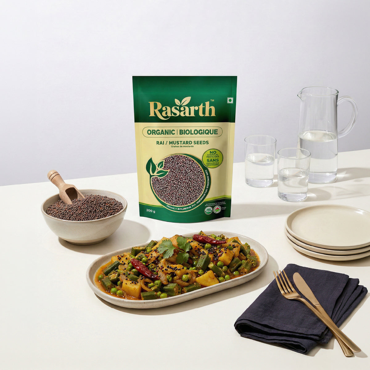 Organic Rai (Brown Mustard)
